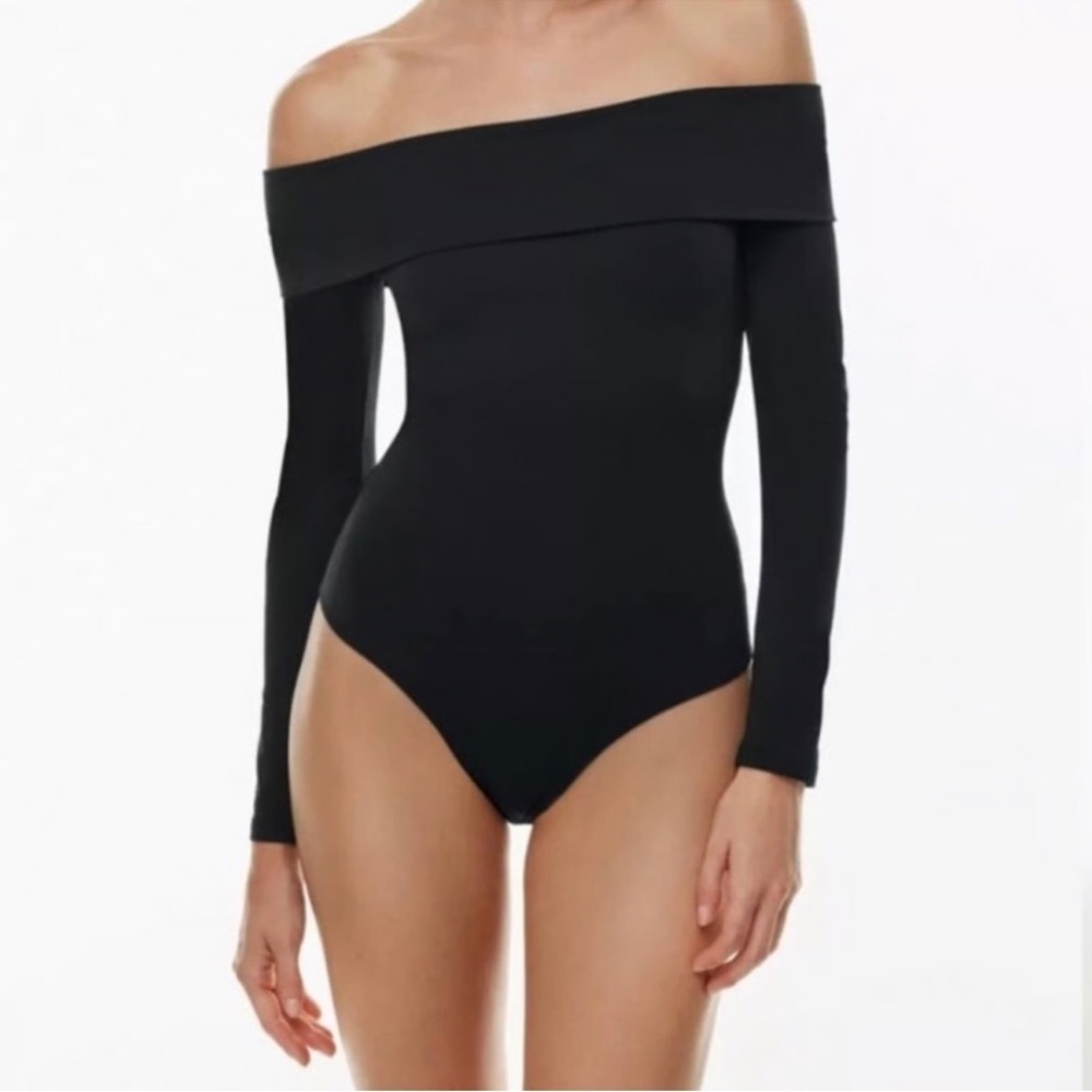 Aritzia Babaton Contour Deco Bodysuit | Color Black | Size S